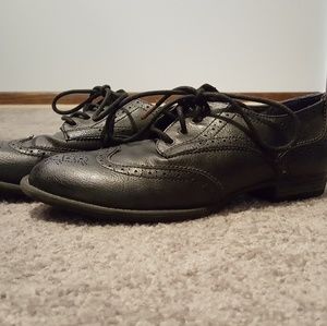 Black Comfort Oxfords